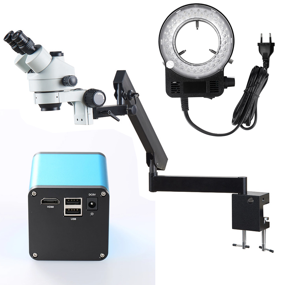 Konektor Penjepit Sambungan Li - Trinocular Stereo Microscope 7X-45X ulasan dan harga