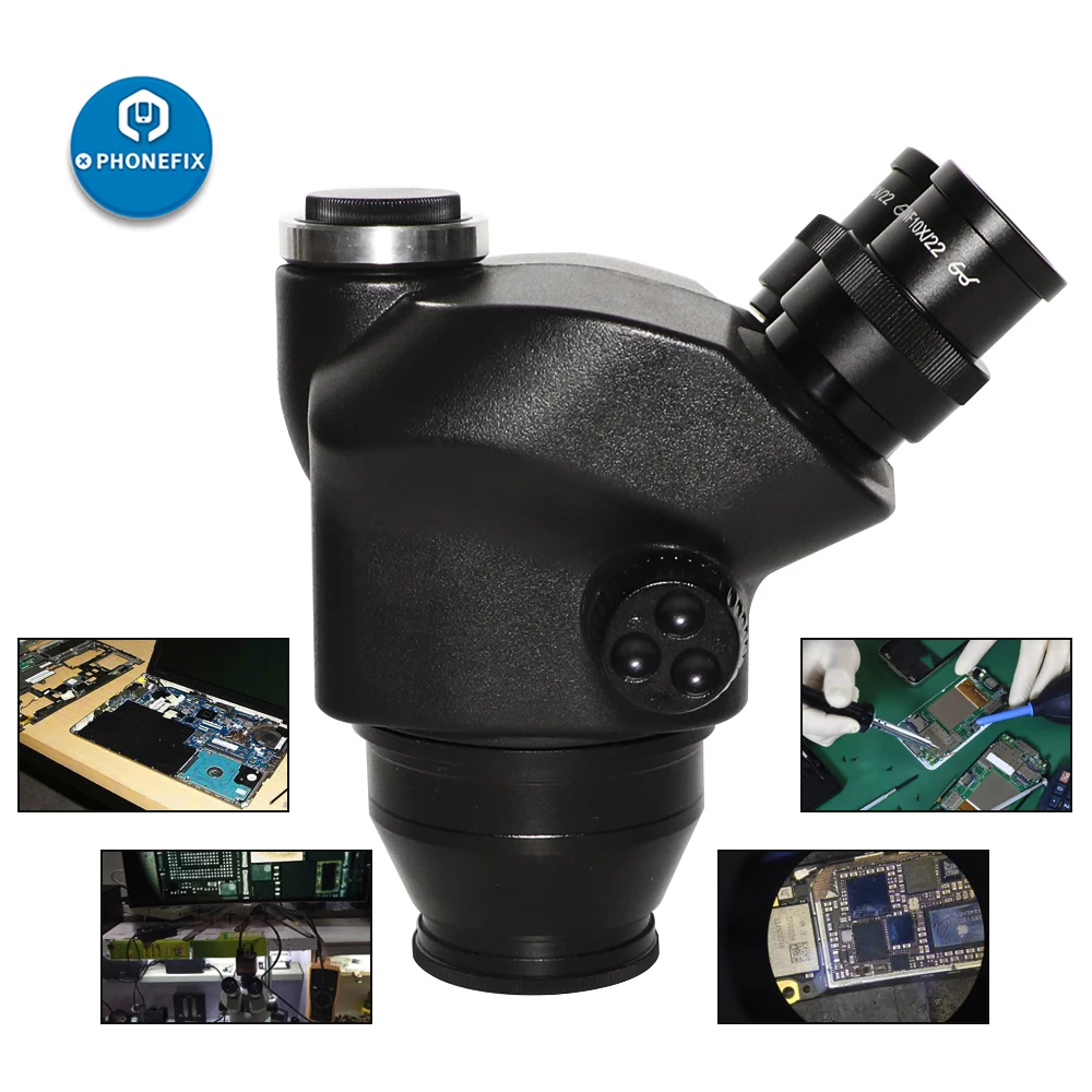 Mikroskop kepala digital, mikr - Trinocular Stereo Microscope 7X-45X ulasan dan harga