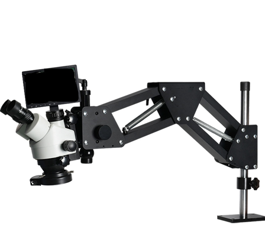 Mikroskop Stereo Trinokular de - Trinocular Stereo Microscope 7X-45X ulasan dan harga