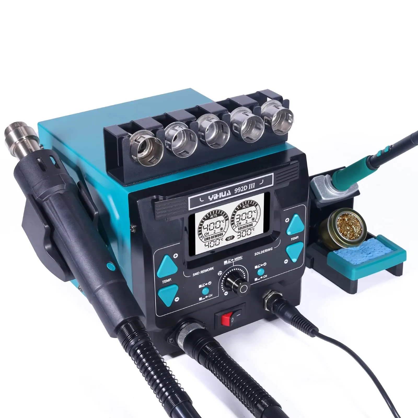 YIHUA992D-III 1000W Kit Solder - C210 Precision Soldering Station ulasan dan harga