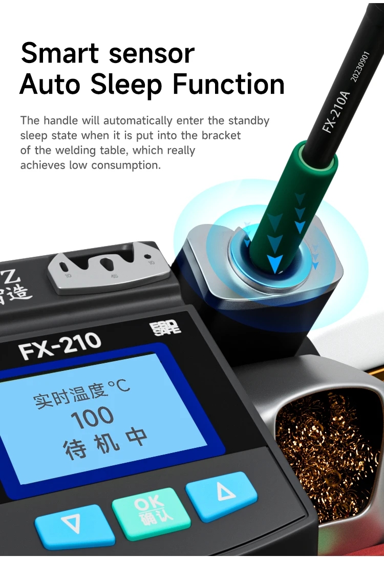 Stasiun Solder Presisi Super X - C210 Precision Soldering Station ulasan dan harga