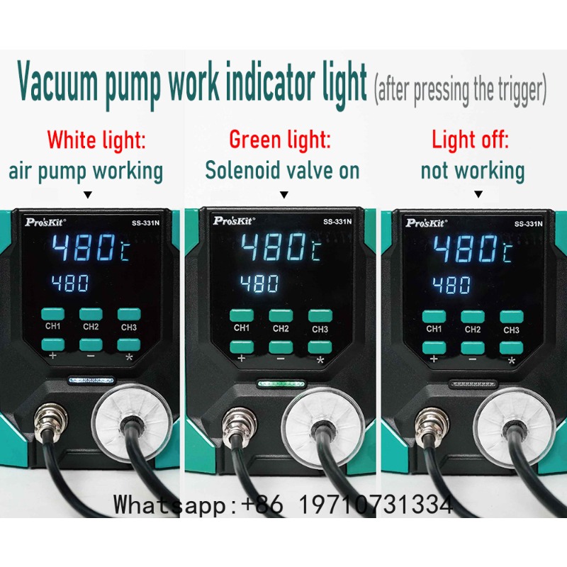 Stasiun Desoldering Digital SS - Desoldering Pump Electric Vacuum Station ulasan dan harga