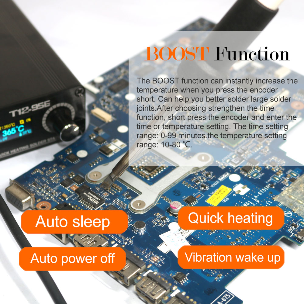 QUECOO T12-956 Solder Digital  - T12 Soldering Station Oled ulasan dan harga