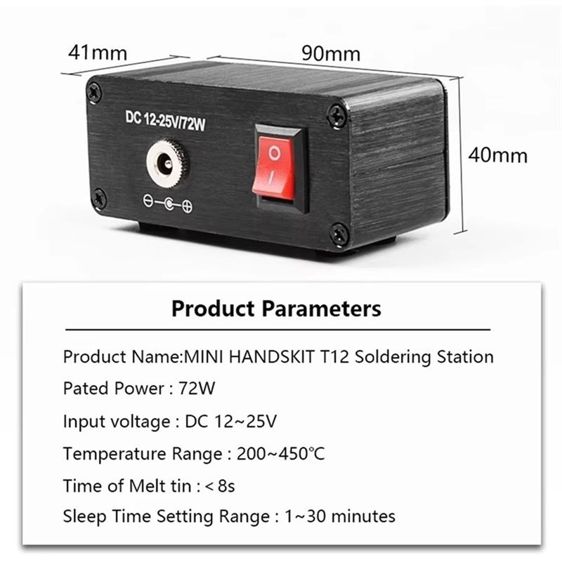 B03C-T12 Stasiun Penyolderan D - T12 Soldering Station Oled ulasan dan harga